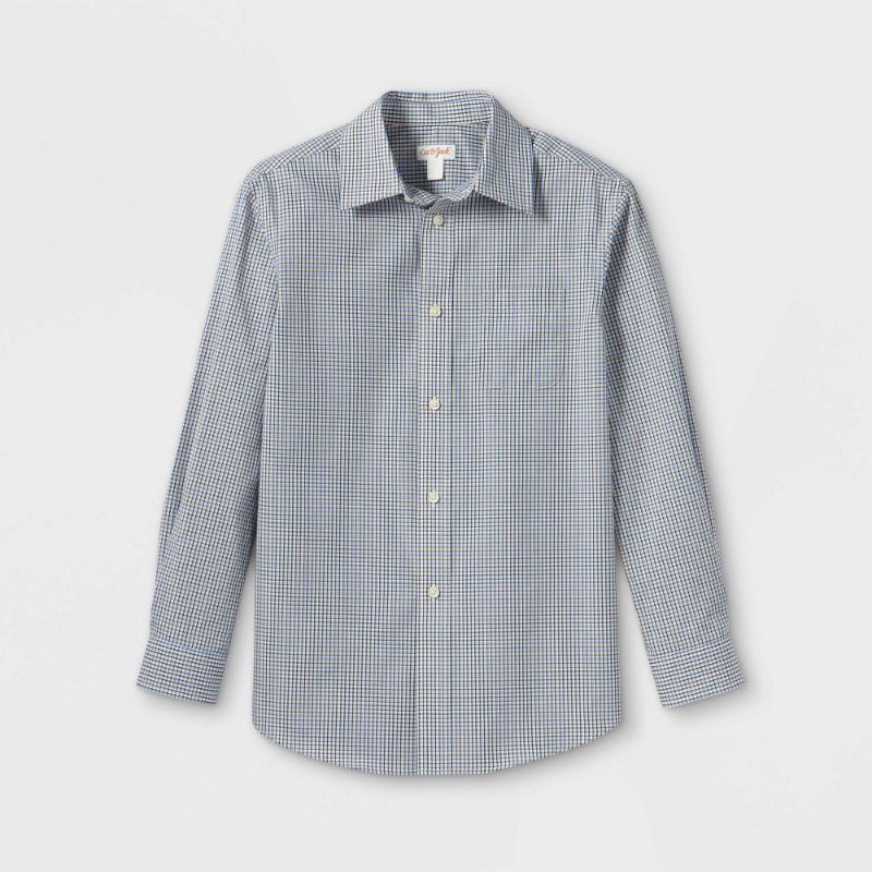 Photo 1 of Boys' Button-Down Suiting Long Sleeve Shirt - Cat & Jack™ SIZE XL 
