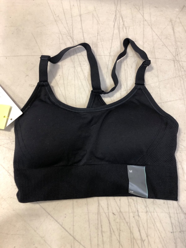 Photo 2 of All in Motion Women S Medium Support Seamless Bra - (Black Medium)
