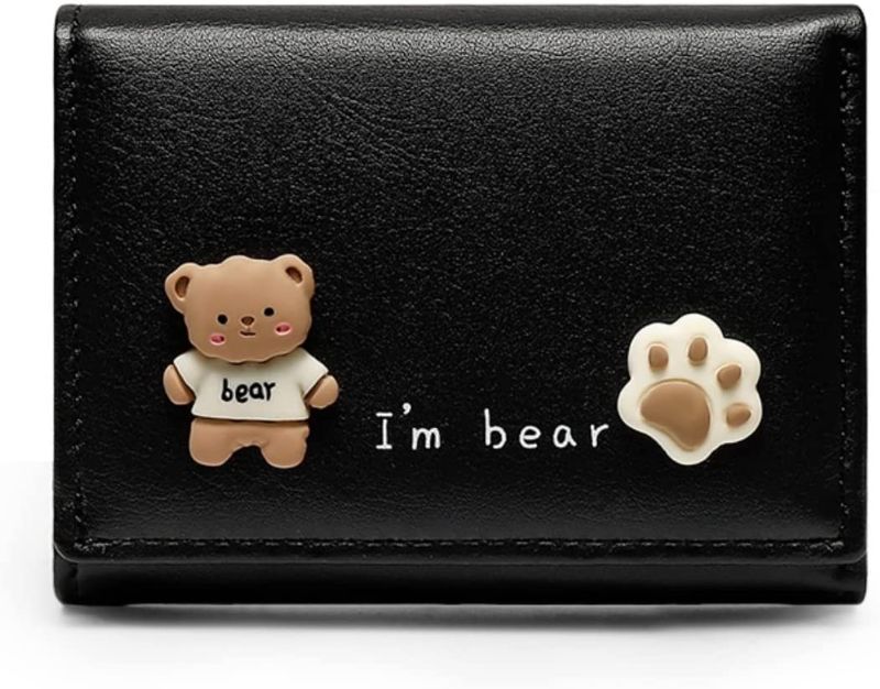 Photo 1 of Cute Bear Wallet,Wallet for Girls, Girls Wallet, Cute Small Wallet, Small Wallet for Teen Girls,for Daughter, Sister.