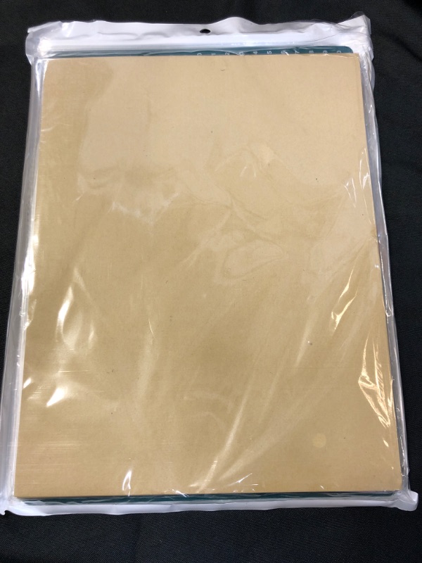 Photo 2 of Kraft Paper 100 Sheets with 1 Pcs A4 Craft Board,Brown Kraft Paper for Drawing,Craft, Office Use,Invitations ,et Compatible with Laser and Inkjet Printers-8.5 x 11 Inch