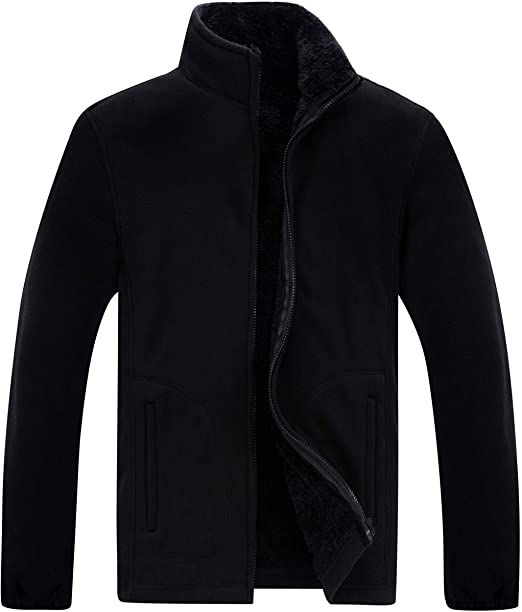 Photo 1 of Gatti Men's Fleece Jacket Full Zip Outdoor Fleece Outwear Sport Sweatshirt for Fall Winter Spring  2XL