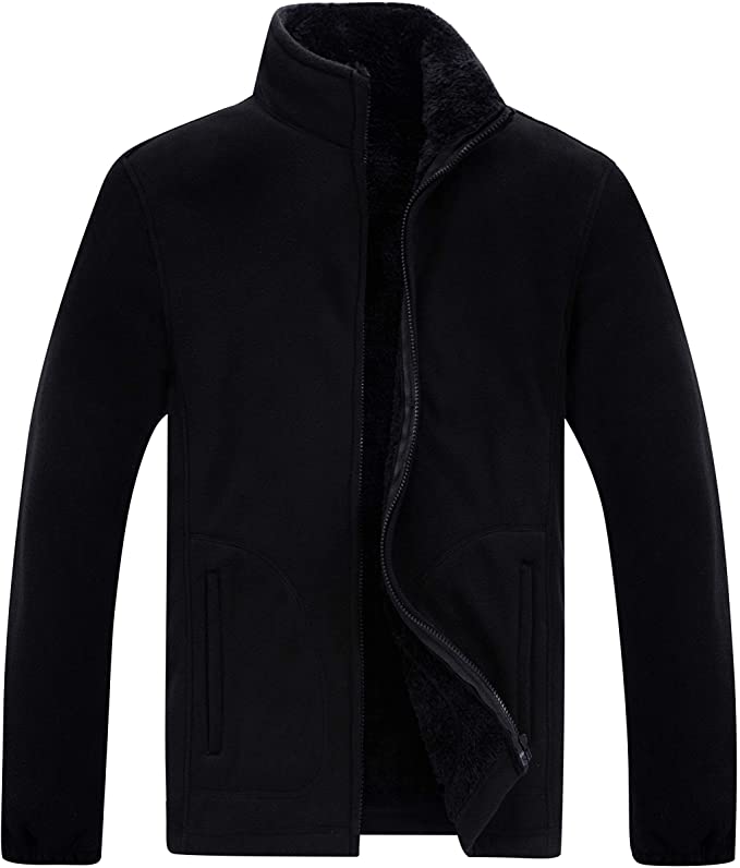 Photo 1 of Gatti Men's Fleece Jacket Full Zip Outdoor Fleece Outwear Sport Sweatshirt for Fall Winter Spring XL