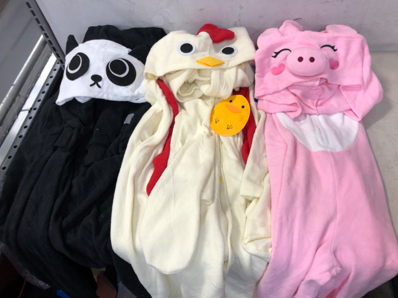 Photo 1 of 3 count animal onesie - different sizes *DIRTY 