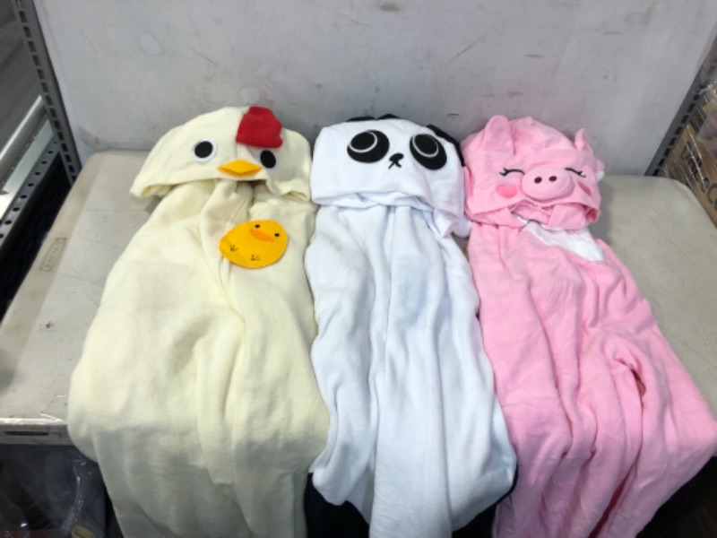 Photo 1 of 3 count animal onesie - different sizes *DIRTY 