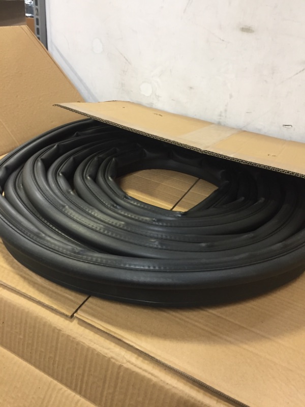 Photo 1 of AP Products 018-478 Double Bulb Seal with Slide-On Clip , Black