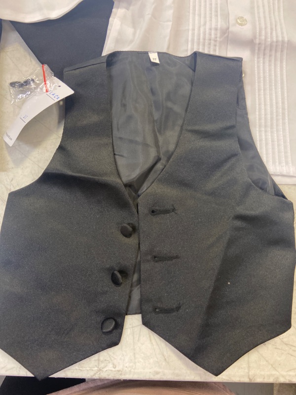 Photo 1 of CHURCHILL 3T TODDLER TUXEDO 4 PIECE( BLAZER, BUTTON UP, VEST, PANTS) DOESN'T INCLUDE BOWTIE
