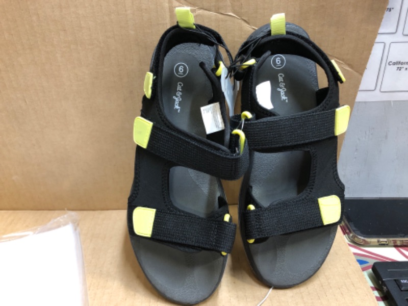 Photo 2 of Boys' Corbin Sandals - Cat & Jack Black 6