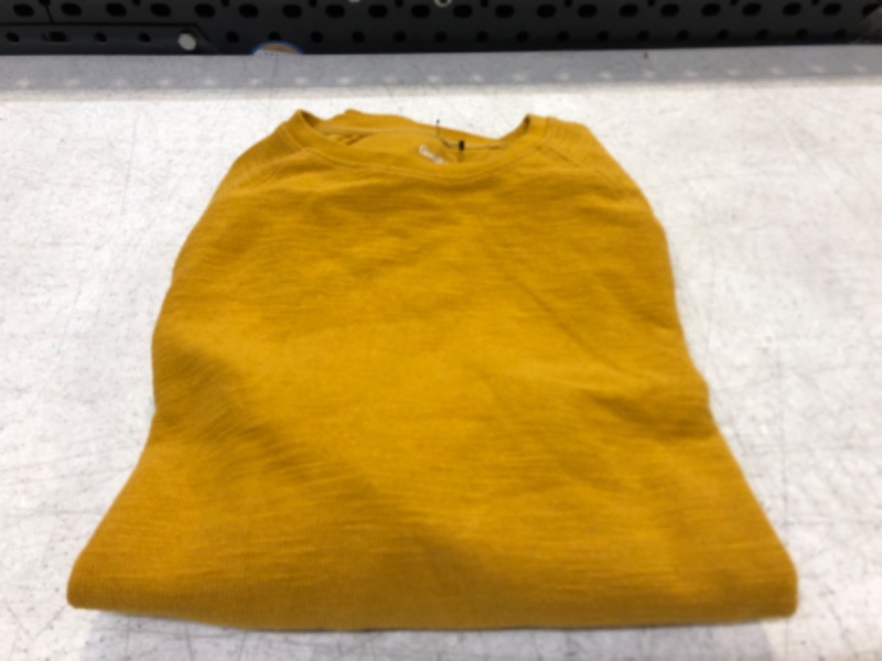 Photo 1 of Goodfellow & Co Yellow Textured Crewneck - m