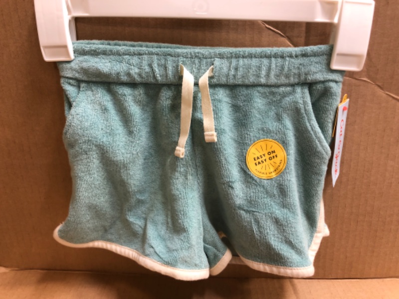 Photo 2 of 3T----------Toddler Girls' Solid Pull-on French Terry Shorts - Cat & Jack™ Ocean