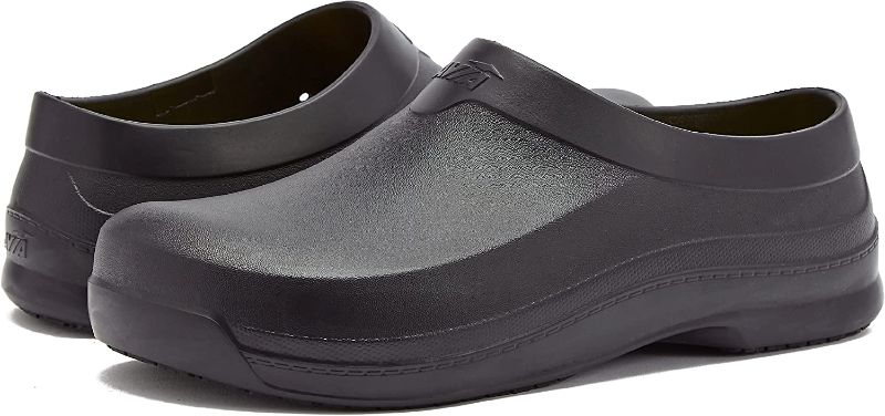 Photo 1 of Avia Flame Slip Resistant Clogs for Women, Slip On Work Shoes for Food Service, Garden, or Nursing - SIZE 9 - OPEN BOX -