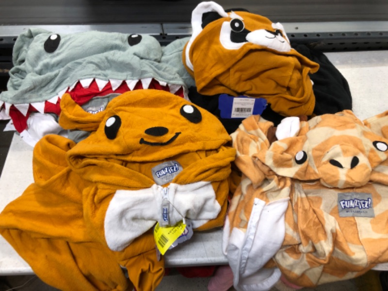 Photo 1 of ADULT ONESIES VARIETY ASSORTMENT OF ANIMALS (SIZES XL, L, L, M)