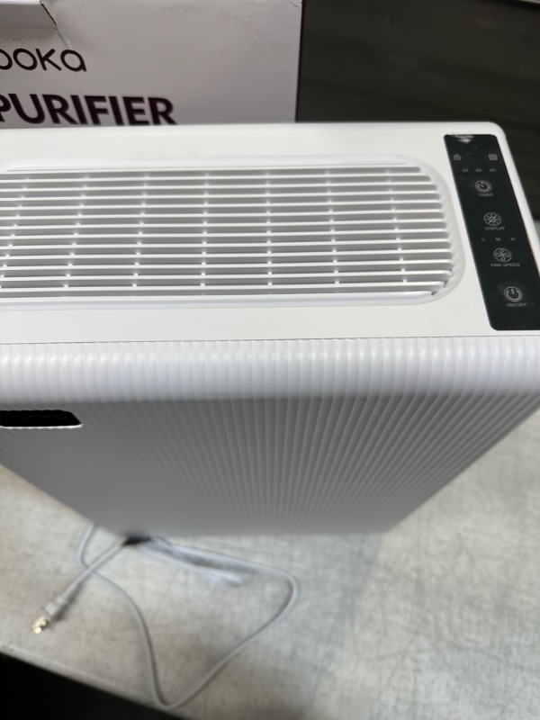 Photo 1 of Air Purifiers for Home Large Room up to 1500ft², H13 HEPA Air Filter for Pets Hair Dander Smoke Pollen Dust, Ozone Free, Portable Air Purifiers for Bedroom Office Living Room, E-300L, White