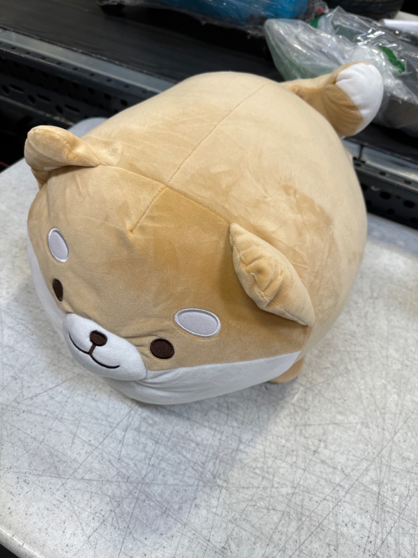 Photo 2 of FFxiong 19.7" Shiba Inu Stuffed Animal Anime Corgi Kawaii Plush Dog Soft Hugging Pillow Cute Plush Toys Gift for Boy Girl Kids Birthday Valentine