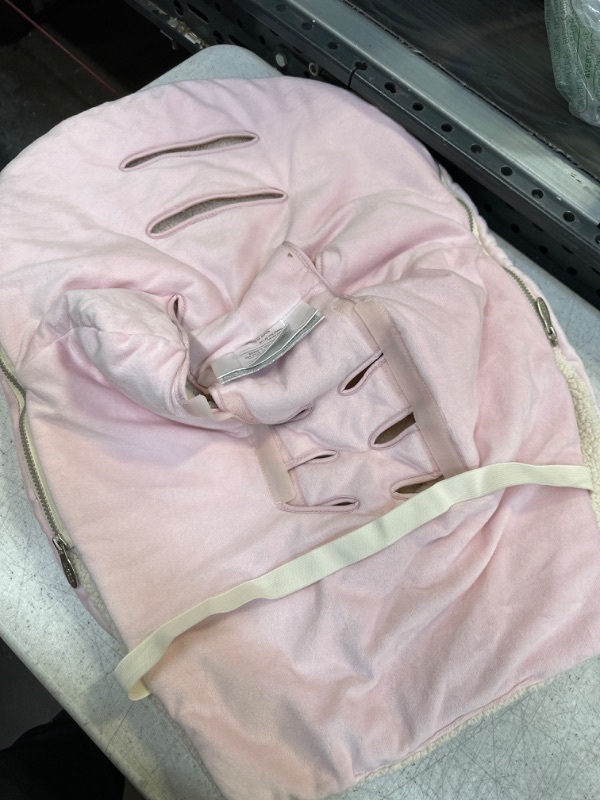 Photo 1 of JJ Cole Baby Car Seat Cover, Blanket-Style Baby Stroller & Baby Carrier Cover, Blush Pink
