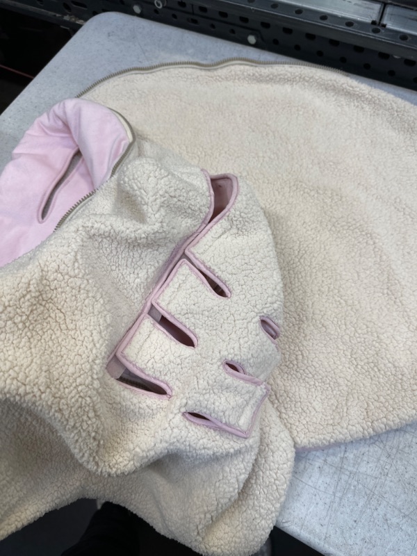 Photo 2 of JJ Cole Baby Car Seat Cover, Blanket-Style Baby Stroller & Baby Carrier Cover, Blush Pink
