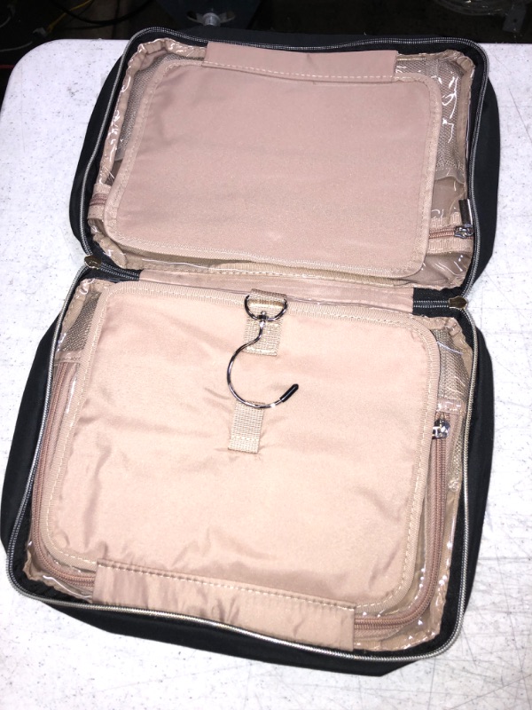 Photo 2 of NISHEL Large Hanging Travel Toiletry Bag, Portable Makeup Organizer