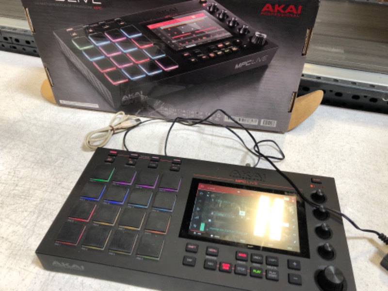 Photo 5 of Akai Professional Mpc Live Controller....| Ultra-Portable Fully Standalone MPC With 7-Inch Multi-Touch Display, 16GB On-Board Storage, Rechargeable Battery, Full Control Arsenal and 10GB Sound Library Included