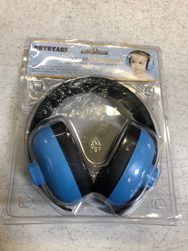 Photo 2 of BBTKCARE Baby Ear Protection Noise Cancelling HeadPhones for Babies for 3 Months to 2 Years (Blue)
