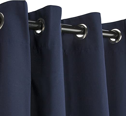 Photo 1 of Comfort Classics Inc. Sunbrella Outdoor Curtain Panel, Nickel Grommet Top, 50 by 84 Inch in Navy; Perfect for Your Patio, Porch, Gazebo, or Pergola
Brand: Comfort Classics Inc. 4 PIECES IN TOTAL 