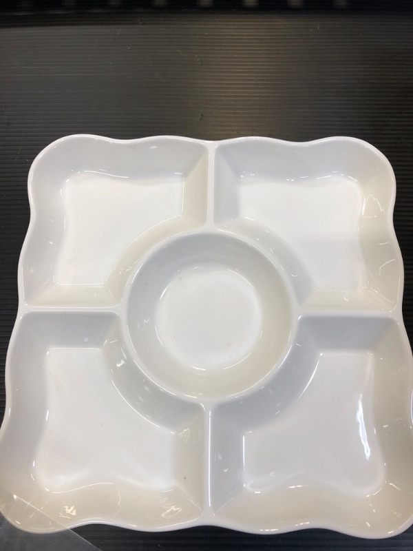 Photo 1 of 3 pc tray snack plate divider 