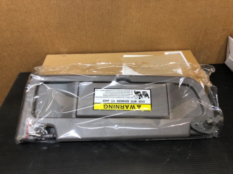 Photo 1 of Ezzy Auto Atlas Gray Left Driver Side Sun Visor for Honda Civic 2006 2007 2008 2009 2010 2011 EX LX Sedan SI Coupe 83280-SNA-A01ZA