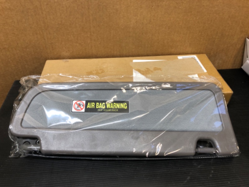Photo 1 of Ezzy Auto Atlas Gray Left Driver Side Sun Visor for Honda Civic 2006 2007 2008 2009 2010 2011 EX LX Sedan SI Coupe 83280-SNA-A01ZA