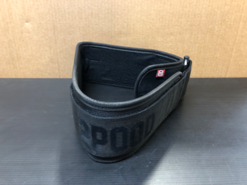 Photo 2 of 2POOD Straight Weightlifting Belt | The Official Weightbelt of USAW | 4-inch Wide and Built for Support, Flexibility, and The Ability to Cross Train Easily Black M (34.5" - 38.5")