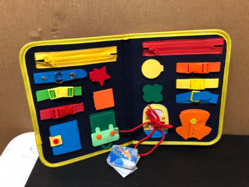 Photo 1 of MAOYANG Busy Board Montessori Toys for Toddlers 3+ Year Old, Sensory Activity Developing Board for Fine Motor Skills, Learning Board for Boys & Girls, Gifts for Preschool Toddlers