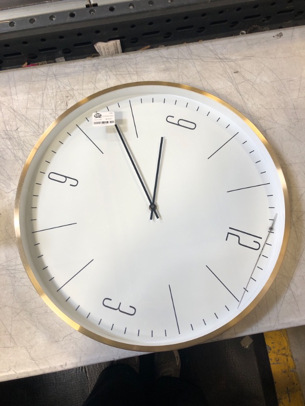 Photo 2 of 20" Brushed Brass Wall Clock - Project 62™

