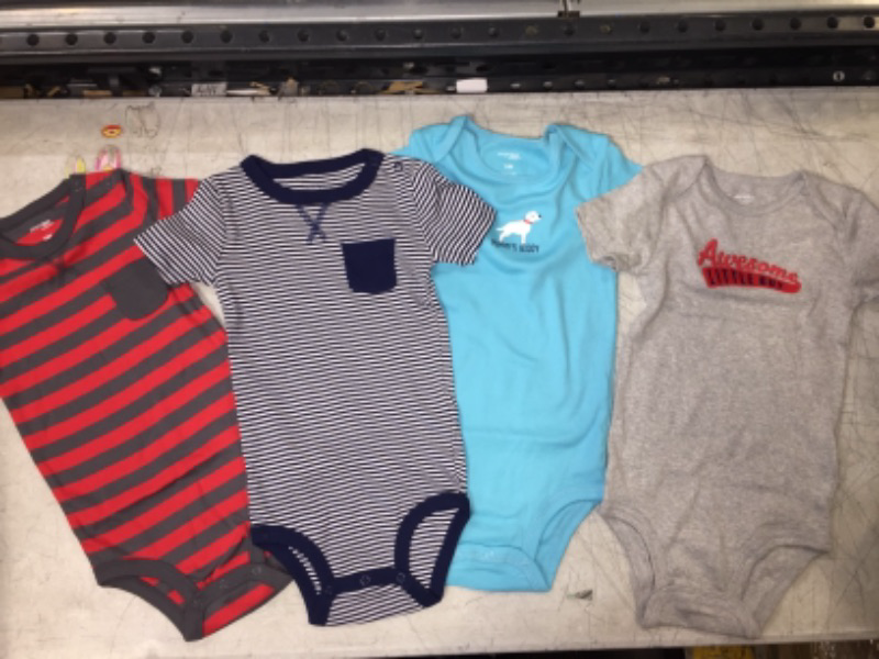 Photo 1 of 4-piece baby onesie bundle: 4 Simple Joys by Carter's Baby Boys bodysuits, size 24 months 