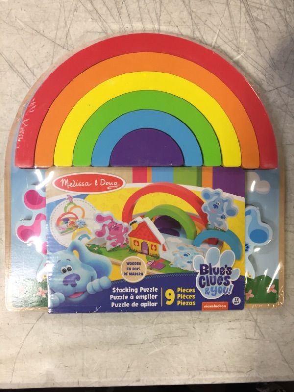Photo 2 of Blue's Clues Rainbow Stacker Puzzle