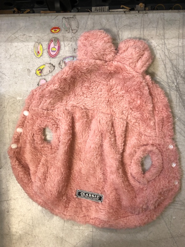 Photo 1 of PET ARTIST Winter Warm Small Dog Pajamas Coats for Puppy,Cute Rabbit Design Pet PJS Jumpsuit,Soft Fleece Hoodie Clothes for Chihuahua Yorkie Poodles -- PINK, SMALL
