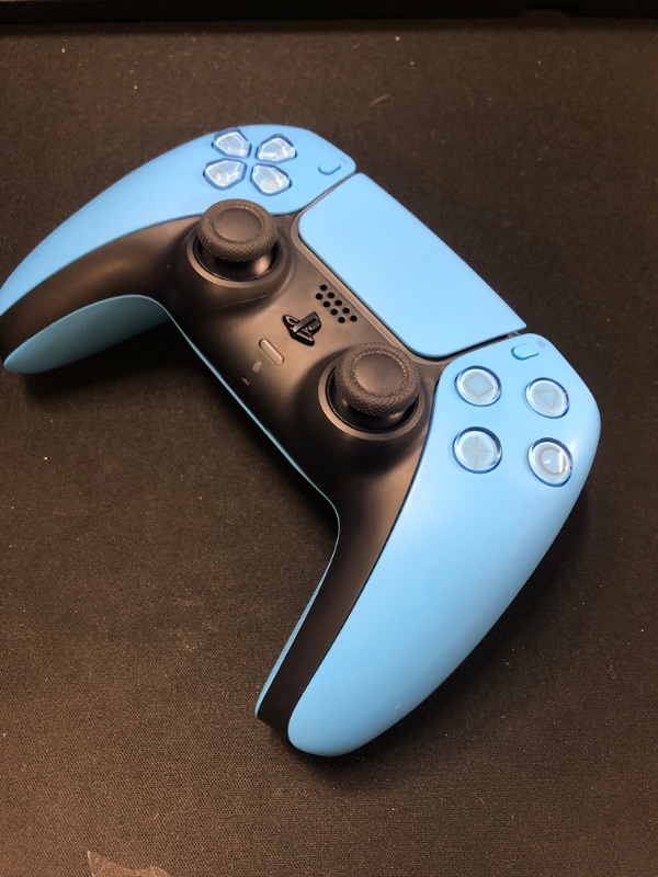 Photo 3 of PlayStation DualSense Wireless Controller - Starlight Blue - PlayStation 5
