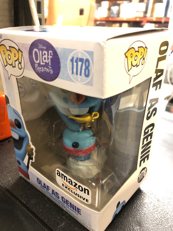 Photo 2 of Funko POP! Disney Olaf Presents - Olaf As Genie #1178 Exclusive
