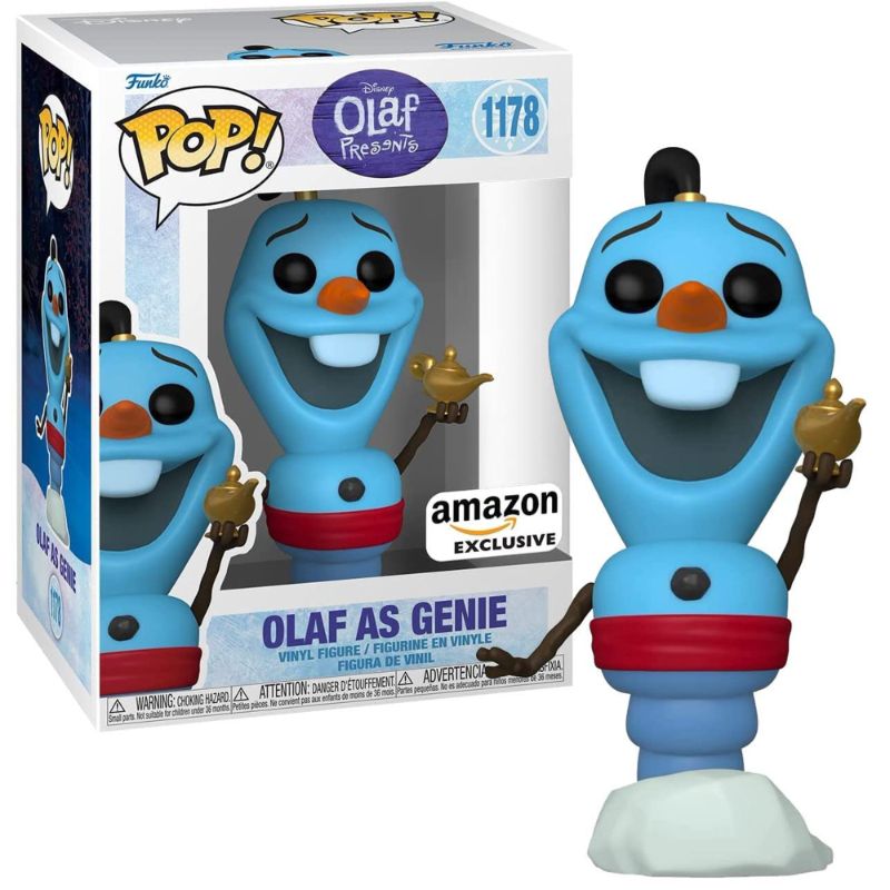 Photo 1 of Funko POP! Disney Olaf Presents - Olaf As Genie #1178 Exclusive
