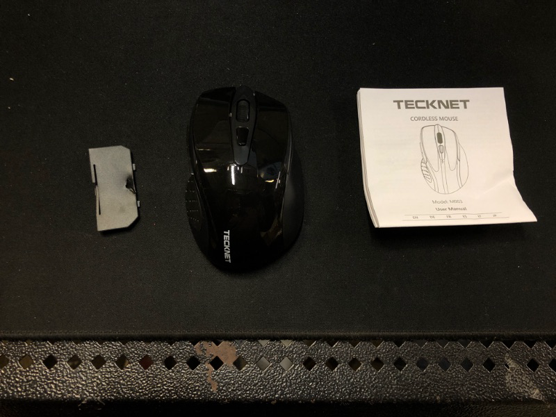 Photo 2 of TECKNET Wireless Mouse, 2.4G Ergonomic Optical Mouse with USB Nano Receiver for Laptop, PC, Computer, Chromebook, Notebook, 6 Buttons, 24 Months Battery Life, 2600 DPI, 5 Adjustment Levels
