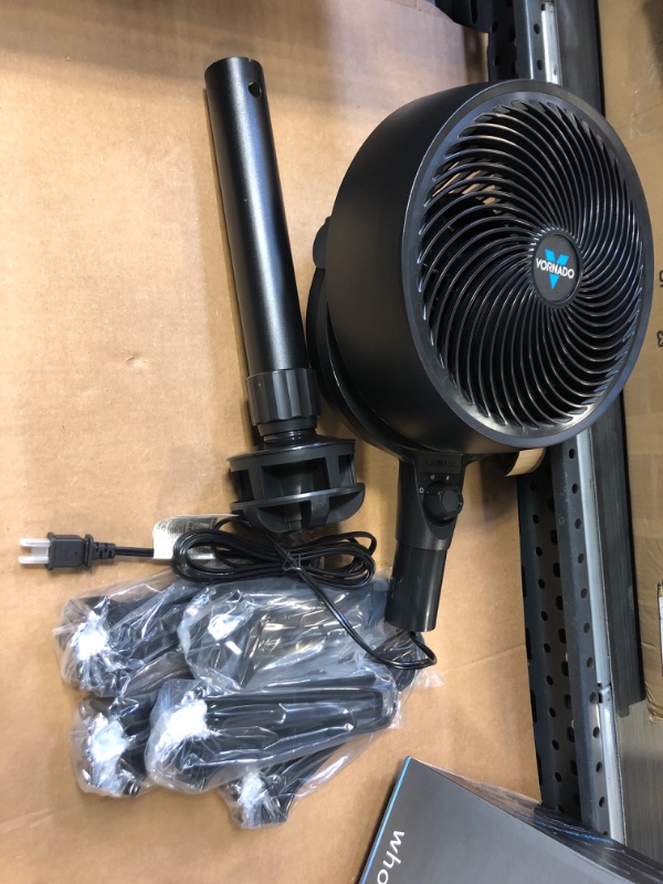 Photo 1 of 683 Pedestal Whole Room Air Circulator Fan, 32 in.-38 in. Adjustable Height