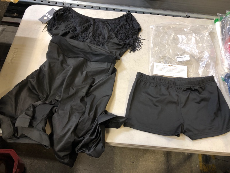 Photo 1 of BLACK DRESS + SHORTS SET - M