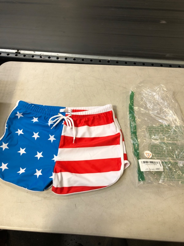 Photo 1 of AMERICAN FLAG SWIN SHORTS - M