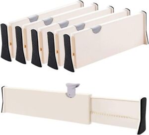 Photo 1 of 4pcs Drawer Dividers Organizer Adjustable Separators 4"H Expandable 14.9 to 21"
