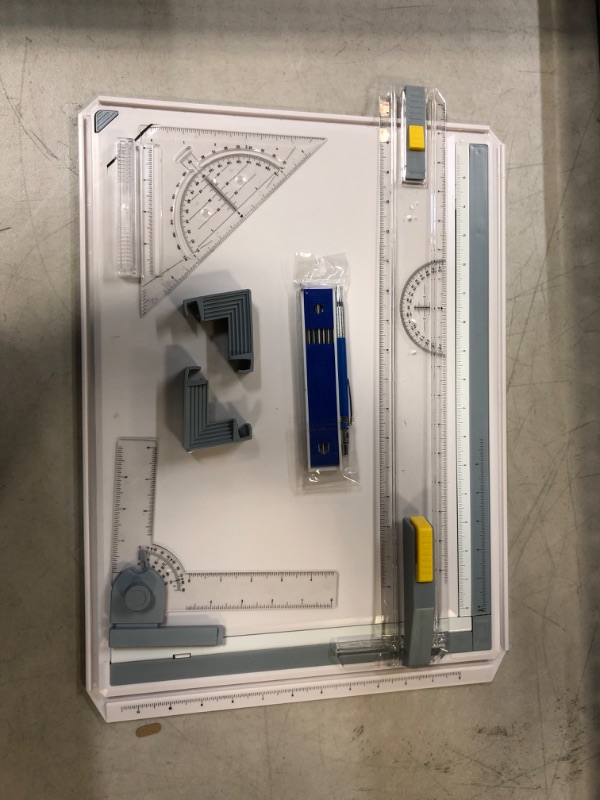 Photo 2 of Frylr Inch A3 Drawing Board Drafting Table Multifunctional Drawing Board Table with Clear Rule Parallel Motion and Angle Adjustable Measuring System