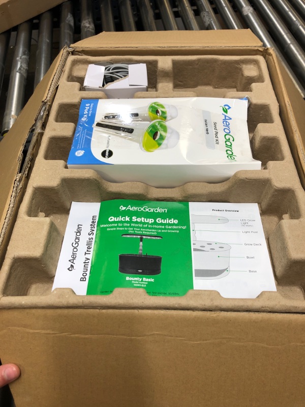 Photo 1 of AeroGarden Bounty Basic - Indoor Garden with LED Grow Light, Black
