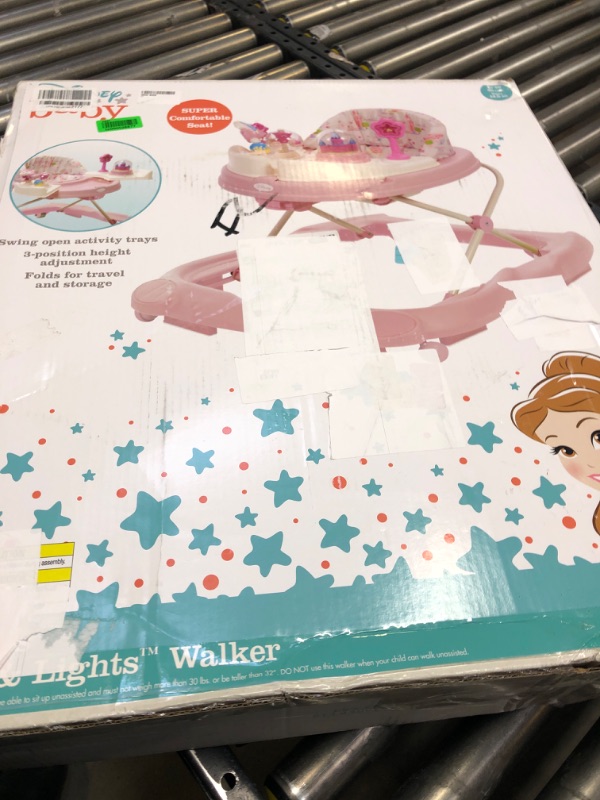 Photo 1 of Disney Baby Minnie Mouse Music and Lights Baby Walker with Activity Tray (Garden Delight)
