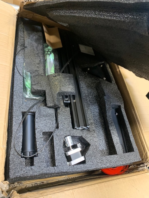 Photo 1 of Voxelab Aquila C2 3D Printer,Improved Alloy Metal Frame,FDM 3D Printer with Removable Build Platform,UL Certified Power Supply,Fully Open Source,Resume Printing,Build Volume 8.66x8.66x9.84in Aquila-C2 --- Box Packaging Damaged, Moderate Use, Scratches and
