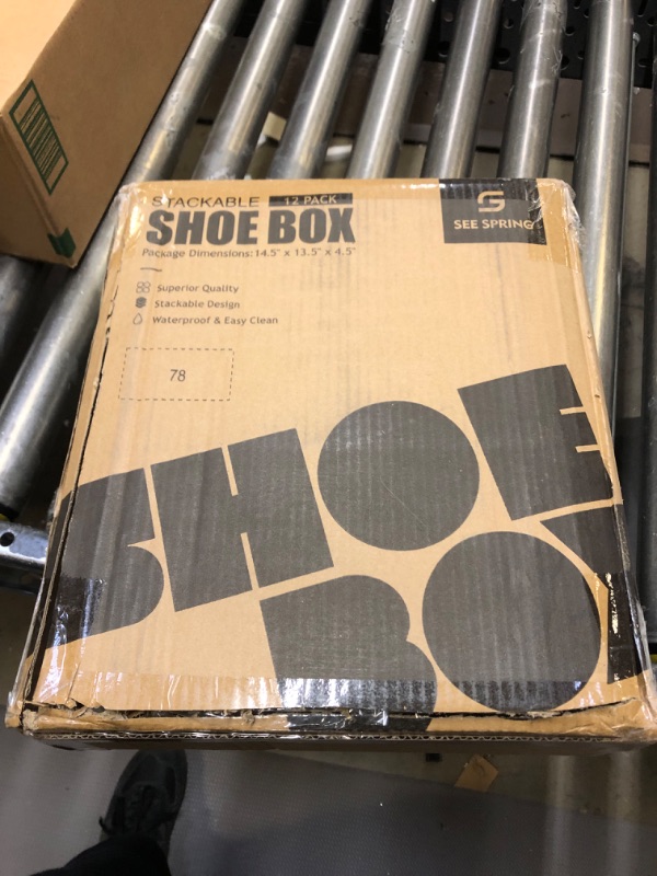 Photo 1 of 12 piece stackable shoe box 