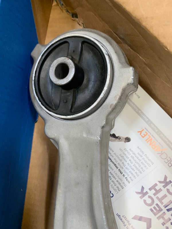 Photo 4 of BECKARNLEY 102-7757 Control Arm with Ball Joint --- Box Packaging Damaged, Moderate Use, Scratches and Scuffs on Metal
