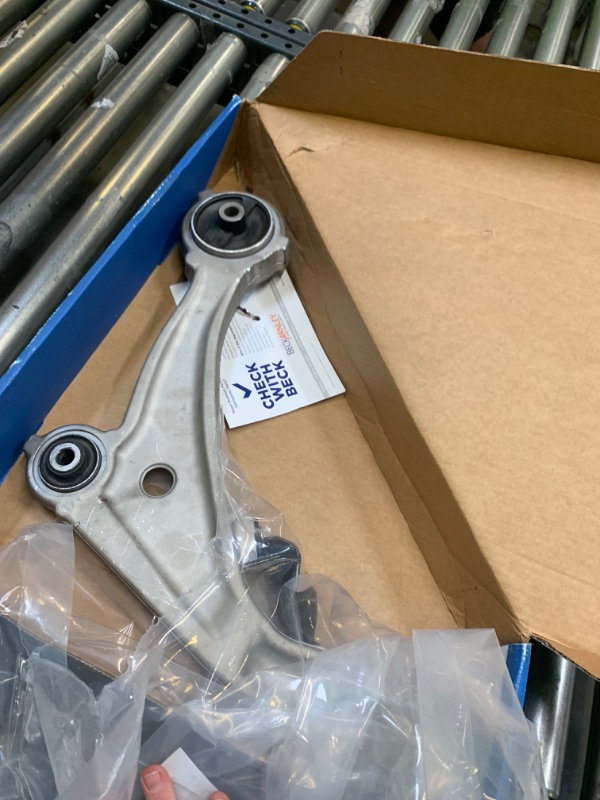 Photo 3 of BECKARNLEY 102-7757 Control Arm with Ball Joint --- Box Packaging Damaged, Moderate Use, Scratches and Scuffs on Metal
