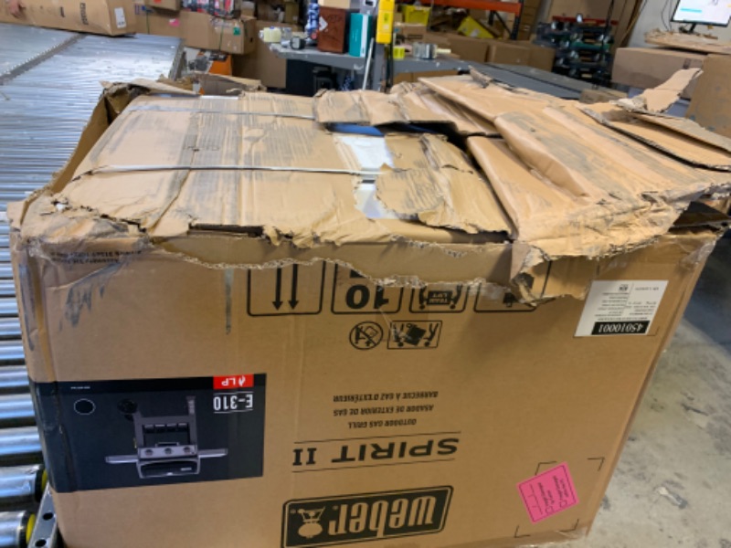Photo 2 of Weber Spirit E-210 Liquid Propane, Black --- Box Packaging Damaged, Item is Factory Sealed
