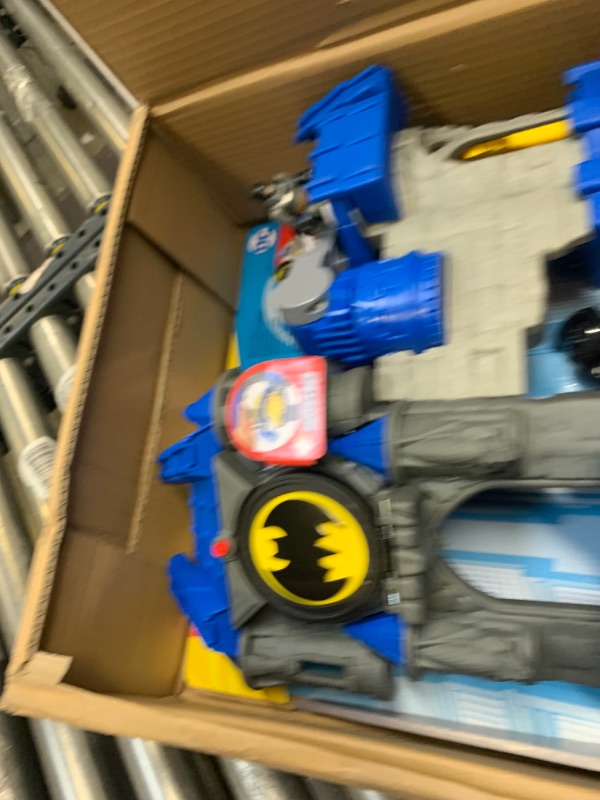 Photo 8 of Imaginext DC Super Friends Batman Toy, Wayne Manor Batcave Playset with Batman Figure Batcyle and Accessories --- Box Packaging Damaged, Item is New
