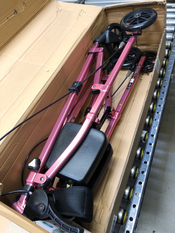 Photo 2 of Able Life Space Saver Rollator - Regal Rose